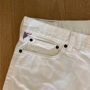 Denim & Supply Ralph Lauren White Jean Shorts